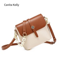 Canita Kolly Genuine Leather Female Bag Wholesale Retro Crossbody Bag 20 Cowhide Shoulder Bag