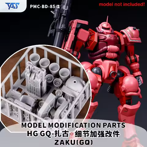 TAS 3D Printing Model Modification Effect Parts High Precision Details Replacement for HG GQ ZAKU DI