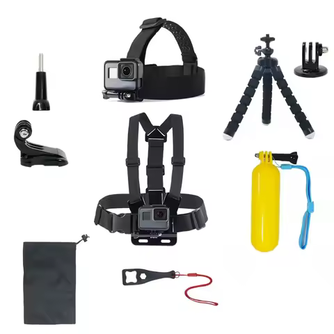 Set For Gopro Hero Chest head Mount For Xiaomi Yi 4K SJCAM Kit For EKEN H9 Action Camera Accessories