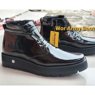 CODE L35V Shiny leather Pdh shoes model P221 very THICK sole real Pict 1 price Size 3846 By Wor Army