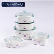 ORIGINAL USA!!(Ready Stock!!) Corningware Plum 10pcs Covered Casserole (A-501-PU)