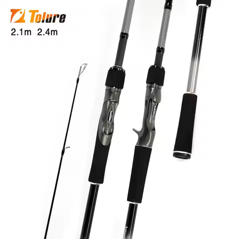 TOLU 2025 HY2 Lure Travel Spinning/Casting 2.1/2.4m 5 Sections Fishing Rod Lure Weight 7-35g MH Acti
