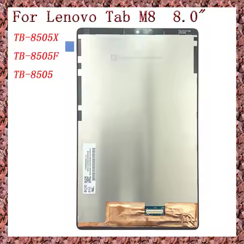 New For Lenovo Tab M8 PRC ROW 8.0" TB-8505X TB-8505F TB-8505 LCD Display Touch Screen Digitizer LCD 