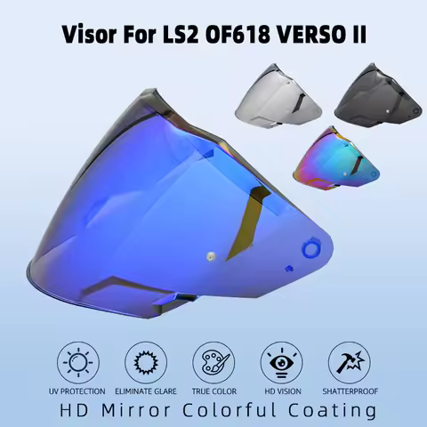 Motorcycles Helmet Visor for LS2 OF618 VERSO II Cascos Moto Visera Capacetes Accessories for OF618 V