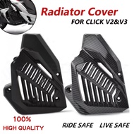 HONDA RADIATOR COVER CLICK 125i 150i V2 V3  CARBON RADIATOR COVER FOR Motorcycle Accessories