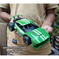 Mainan Mobil Remote RC Sedan Drift Asap Murah.. RC Sedan Spray