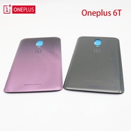 Oneplus6T Original Back Cover For Oneplus 6T One Plus 6T Housing Glass Battery Smart Phone Door Repl