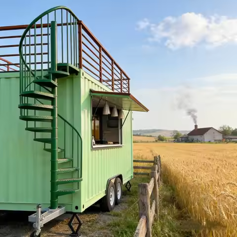 Burger Kiosk Container Burger for Shop 20ft Container Coffee Container Coffee Food Kiosk