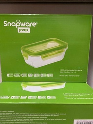 Snapware Pyrex 1050 mL 長方形玻璃保鮮盒