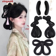 ELEGANT Ancient Hanfu Wig, Traditional Headdress Photography Hanfu Wig Headband, Sweet Chinese Style Vintage Princess Hanfu Cosplay HairPieces Women