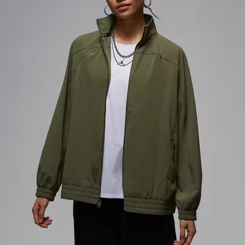 Nike genuine JORDAN women's woven stand up collar casual jacket jacket FN5144-222