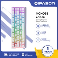 IPASON MCHOSE Ace68 magnetic mechanical keyboard professional gaming keyboard, no delay with RGB