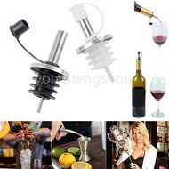 Stainless Steel Liquor Spirit Pourer Flow Wine Bottle Pourers Spout Wine Stopper Barware Oil Bottle Dispenser