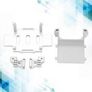 Funien Aluminium Alloy ESC Bracket  Rear Shock Tower with Battery Tray for AXIAL 1/24 SCX24 Replacem