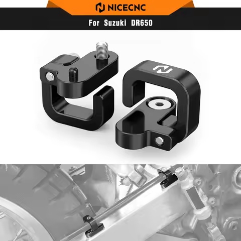 NICECNC Rear Brake Hose Guides Clamps for Suzuki 96-24 DR650SE DRZ400 DRZ400E DRZ400S DRZ250 RM125 R