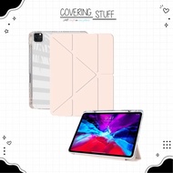 TRIFOLD Y-FOLD Acrylic Case IPAD With Pen Holder for IPAD AIR 3 4 5 / IPAD GEN 7th 8th 9th / IPAD PR