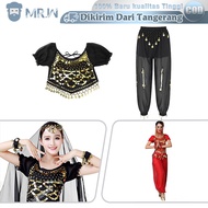 Women's Chiffon Belly Dance Costume Belly Dance Tops Indian Belly Dance Tops Aladdin Belly Dance Pan