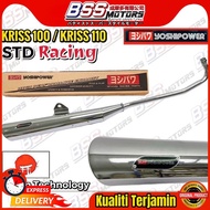 Muffler Exhaust Ekzos KRISS100 110 KRISS110 Standard Racing Cutting Complete Comp Muffler Ekzos Yosh