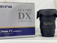 tokina at-x pro dx 14-20mm f2 canon mount 新品