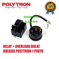 RELAY + OVERLOUD BULAT KULKAS POLYTRON 1 PINTU