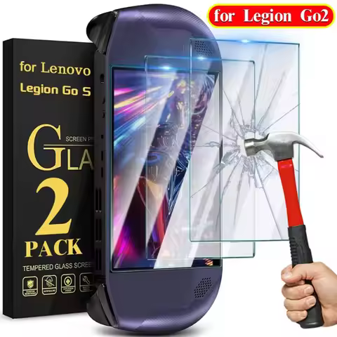 2/1PCS Temperd Glass for Lenovo Legion Go 2 Consoles Screen Protector Anti-Scratch Film Accessories 