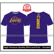 NBA LA LAKERS - Luka Doncic Lebron James Austin Reaves Kobe Bryant O'Neal Basketball Cotton Shirt
