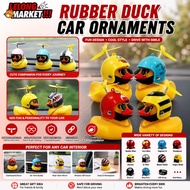 Little Yellow Duck Motorcycle Car Accessories Decorate Duckling Duck Helmet DIY Bicycle Horn Toy Iti