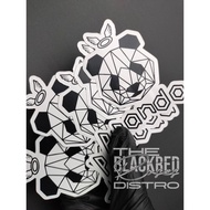 Dj Panda - Dj Panda Stickers - Contents 10pcs - Waterproof Vinyl Stickers