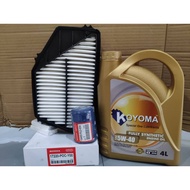 HONDA ACCORD SV4 2.2 OIL FILTER + AIR FILTER + KOYOMA 5W40 FULLY SYNTHETIC ENGINE OIL