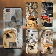 Oppo F7 Phone Case With Black Border Puppy Meme Cute Dog