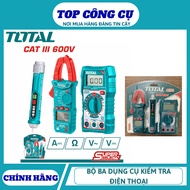 TOTAL TOTAL TOTAL Set of 3 electrical testing tools TMT43028 < new model 2023 >