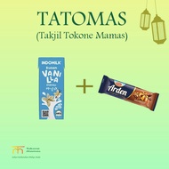 Paket TATOMAS (Takjil Tokone Mamas) Susu Indomilk + Roma Arden Choco Splendid 27g