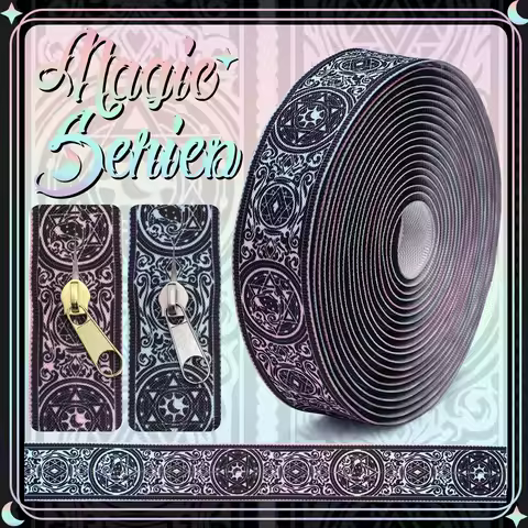 1 set = 4.5 meters zipper + 10 zipper head + 20 top stop + 10 bottom stop, 5 #reverse zipper, magic 