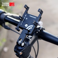 ThinkRider MTB Phone Mount Stand Bicycle Holder 360 ° Rotatable Aluminum Adjustable Bike Phone Holder non-slip