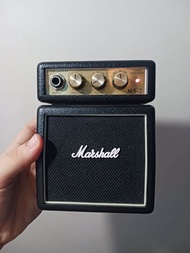 Affordable MARSHALL MS-2 mini guitar amplifier, tested okay 😍