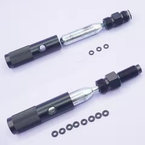 12gram Carbon Dioxide CO2 Small Cylinder Quick Charge Adapter for Soda Water Outdoor Sports