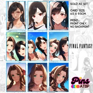 9PCS Final Fantasy Anime Photocards Set - PNG Hobby Shop