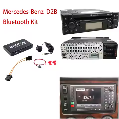 D2B Bluetooth USB Module Compatible Mercedes Audio 10 Audio 30 APS Comond 2.0 2.5 Radios In W203 W20