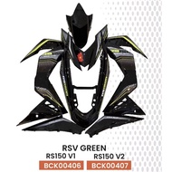 MAGIC BOY RS150 V2 RSV GREEN / BLACK BODY COVER SET