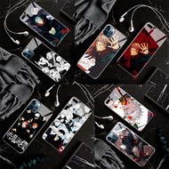 for OPPO A3s A5 A5s A7 AX5s AX7 F5 A73 F7 F9 Pro Tempered glass case T75 jujutsu kaisen Anime