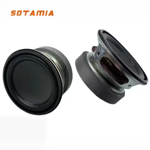 SOTAMIA 2Pcs 2 Inch Mini Full Range Loudspeaker 52mm 3 Ohm 5W Home Sound Music Subwoofer Audio Speak