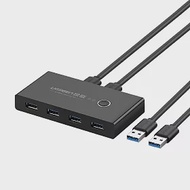 綠聯 USB 3.0 2進4出切換器