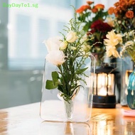DAYDAYTO Acrylic Photo Frame Vase Modern Art Floral Flower Vase Desktop Plant Holder For Office Home Decor Gift Wedding Table Centerpiece SG