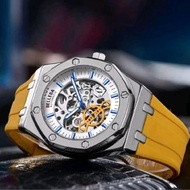 BUY 1 GET 1.JAM TANGAN PRIA WANITA BELLEDA ORIGINAL AUTOMATIC 9532 RUBBER