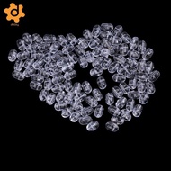 [utruiut0k] Pack of 100/200 Pieces 4.7 x 6mm / 5 x 8mm  Oval Clear Rig Sea Fishing Beads Sea Carp Fi