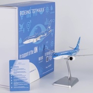 Ready Stock NG Brand 1: 200 Xiamen Airlines United Nations B737Max8 B-20CP Aircraft Model Out of Pri