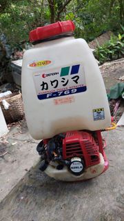 日本小松背負式機動噴霧機打藥機噴藥約Zenoah Kawashima F-769 Knapsack Power Sprayer