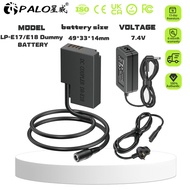 PALO LP-E17 Dummy Battery for Canon Cameras R10 77D 750D 800D 850D 760D