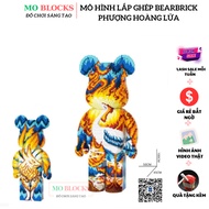 Lego Bearbrick 1m 3D decor Model Assemble Toy Set Bearbrick Phoenix Fire 1 - MOBLOCKS