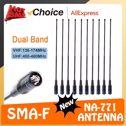 Na-771 Antenna Nagoya High Gain Antenna VHF/UHF SMA Female For Baofeng Walkie Talkie UV-13 BF-5RH Ha